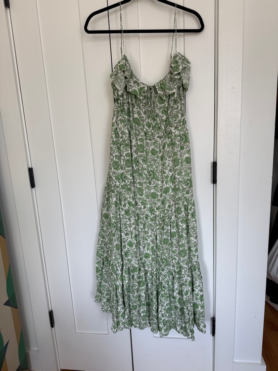 J. Crew Dresses & Skirts - J. Crew Green Floral Maxi Dress